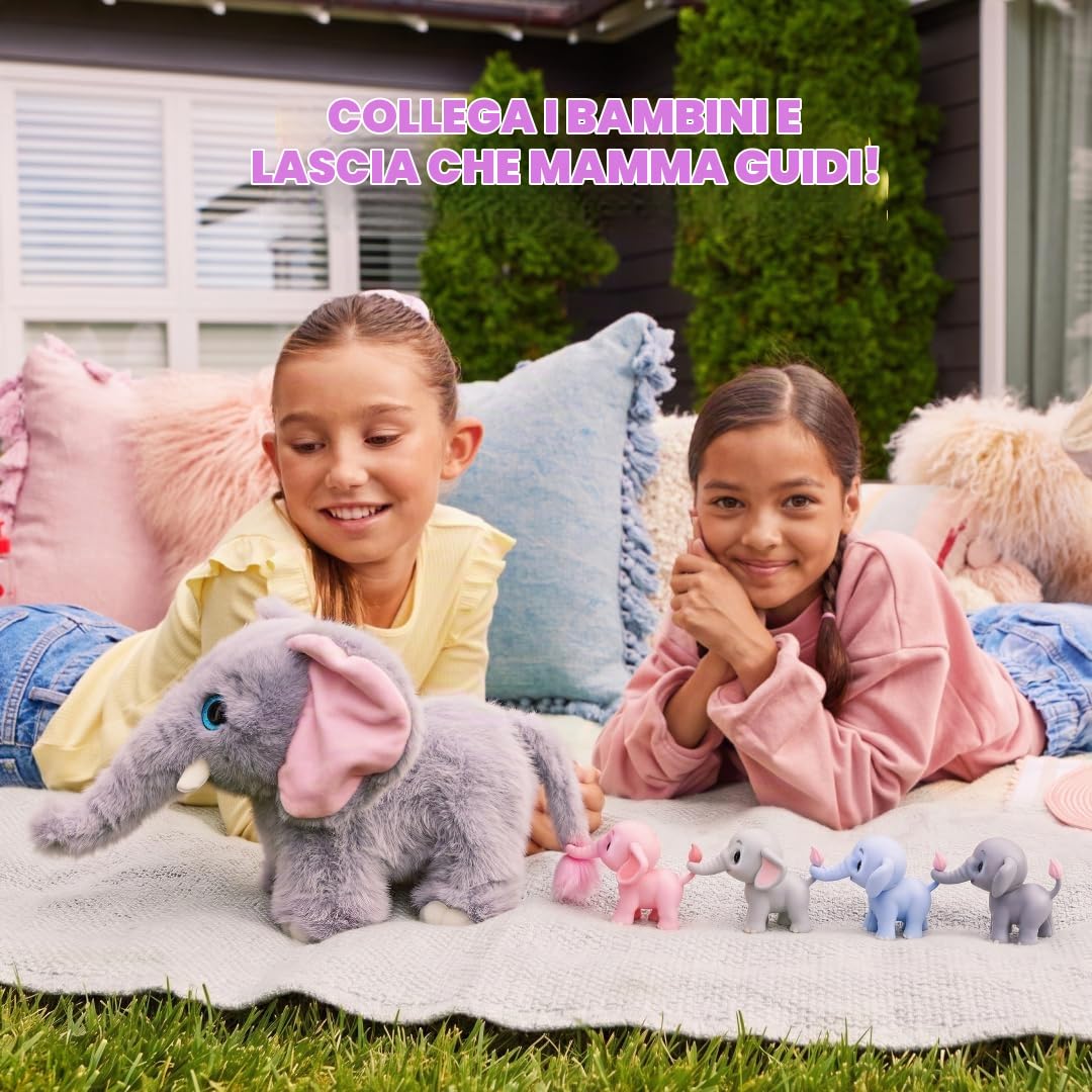 Pets Alive Mommy Elephant and Baby Surprise Interactive Robotic di ZURU