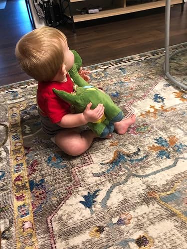 Miniatura 2 de Juguete de peluche de dinosaurio de peluche verde de 16 pulgadas para regalos de bebé regalo de fiesta de cumpleaños para niños