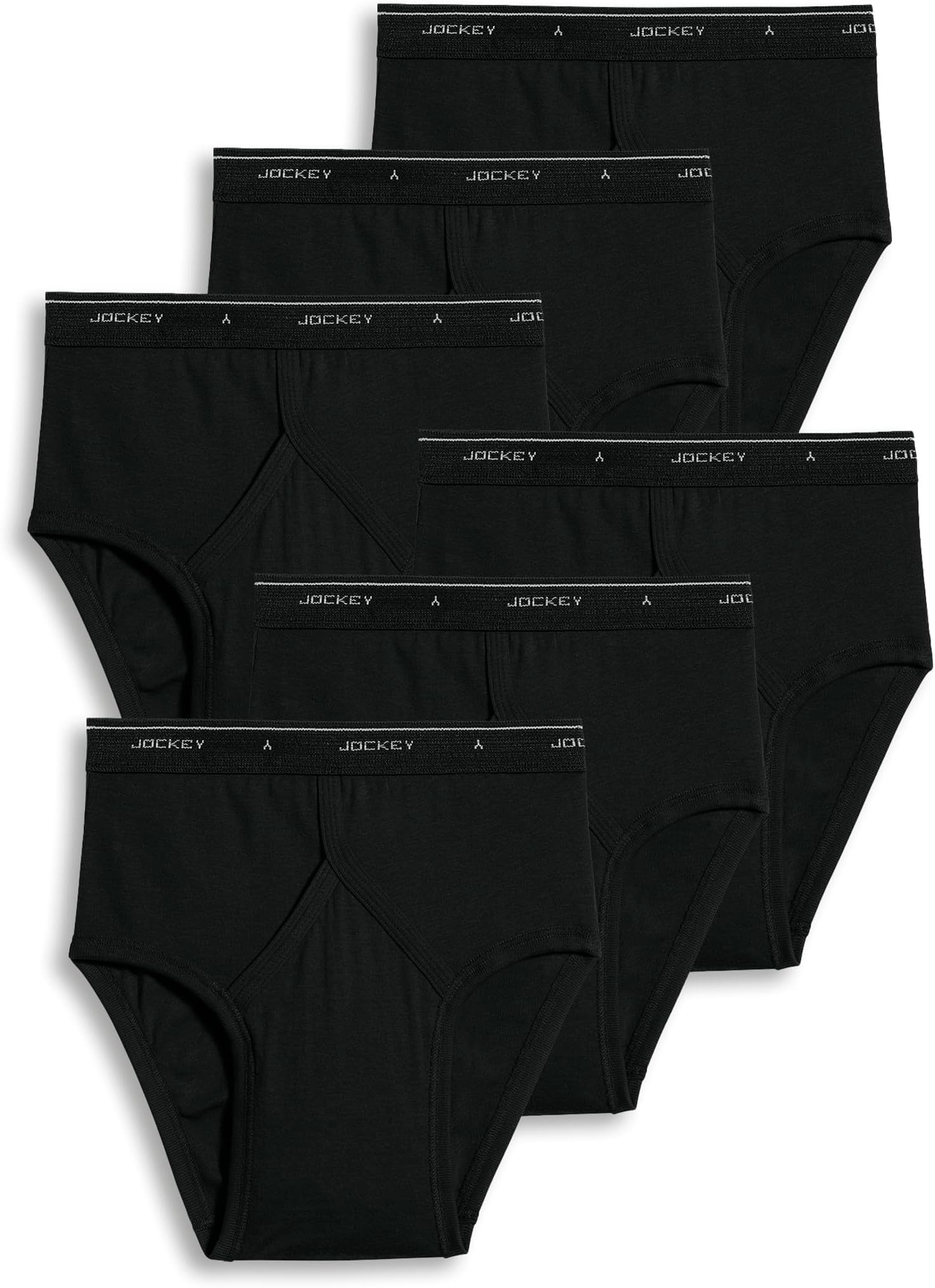 Classic Low Rise Brief- 6 Pack - 100% Cotton Underwear for Men