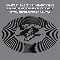 Vista 4 de for Starlink Cable, Compatiable with Starlink Ethernet Adapter SPX Plug to RJ45 Coupler Adapters Female Connectors Designed for Gen 2 Dishy and