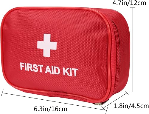 Miniatura 10 de AOUTACC Bolsa de primeros auxilios vacía, impermeable, duradera, bolsa vacía con cremallera, bolsa de emergencia para primeros auxilios para el