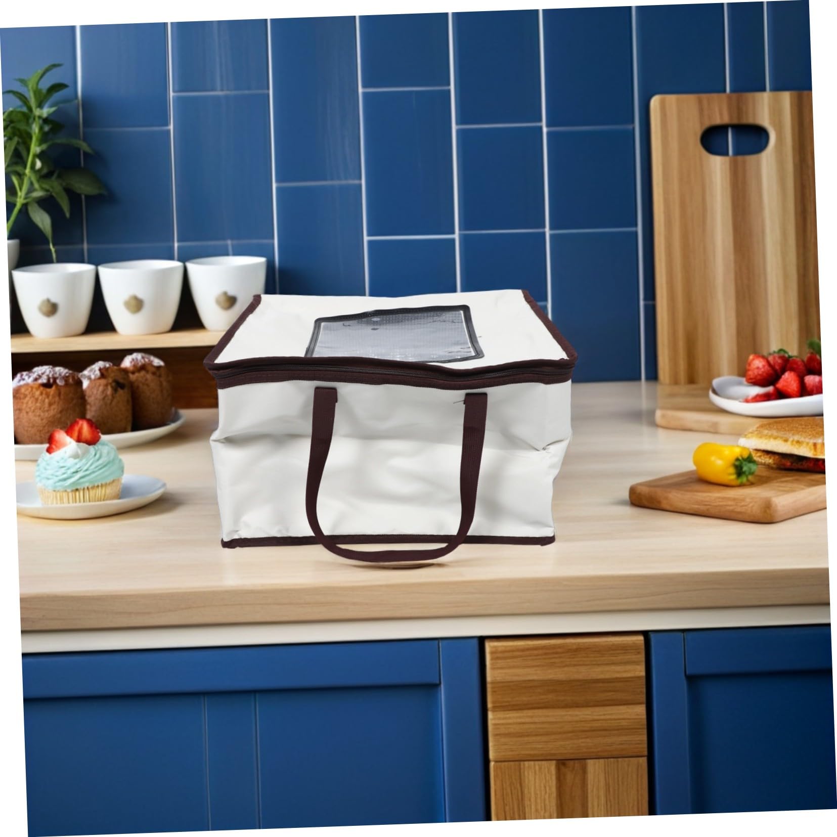 MAGICLULU Faltbarer Gärschrank Für Sauerteig Brot Und Pizza Teig Elektrisch Beheizt Mit Präziser Temperaturkontrolle Platzsparendes Teiggärbehälter Design Für Einfache Reinigung Und Effizien