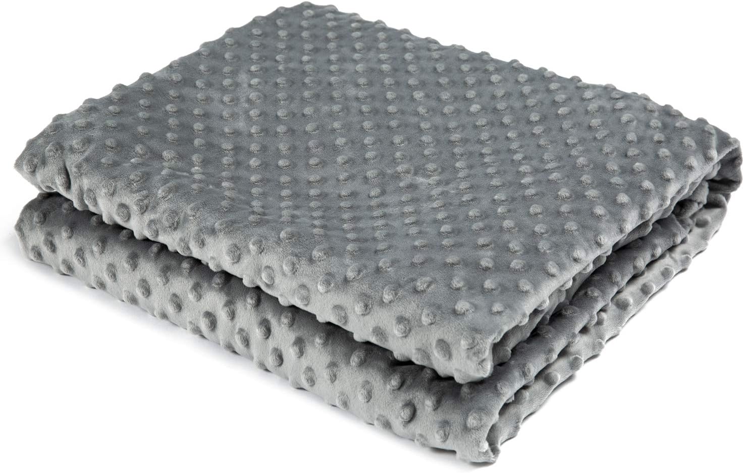 Ultral Soft Minky Removable Cover for Weighted Blanket | 6 Ties To Fix |Children Twin Size Machine Washable Easy To Clean Perfect for Weight Blanket and Normal Blanket (Cover Dimension 41"x56")