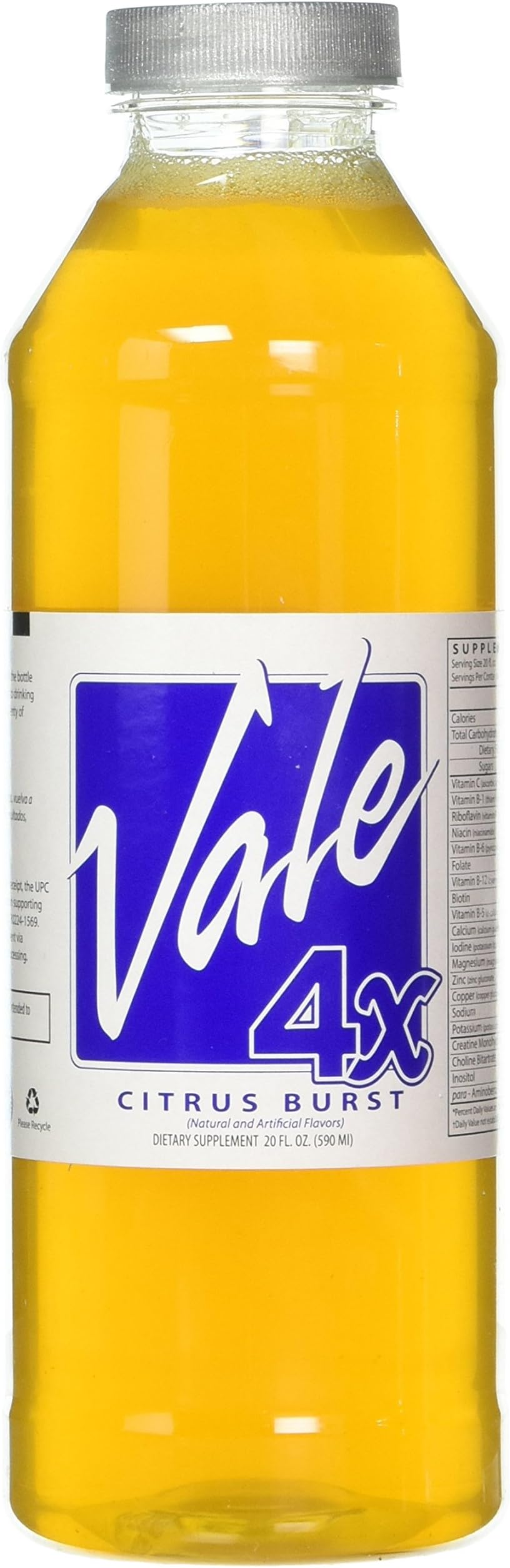 Vale Solution 4x Detox Drink Citrus Burst Flavor 20 Fl Oz