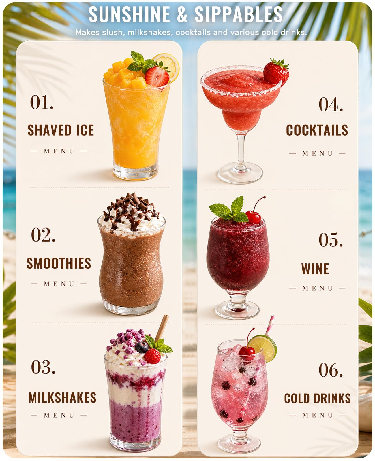 Slushie-Maschine, 2,8L Großbehälter, 15 Min Schnellkühlung, 24h Kältehaltung, Ein-Tasten-Selbstreinigung, 5 Programme, Multifunktions-Eismaschine für Slush, Milchshakes & Cocktails