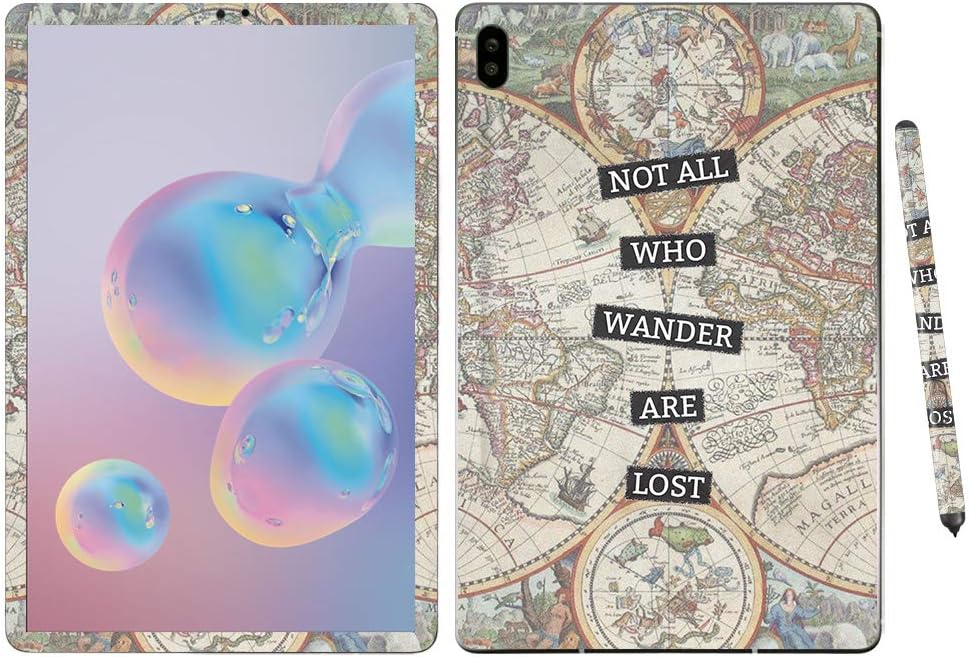 MightySkins Skin for Samsung Galaxy Tab S6 10.5" - Who Wander | Protective, Durable, and Unique Vinyl Decal wrap Cover | Easy to Apply, Remove, and Change Styles | Made in The USA