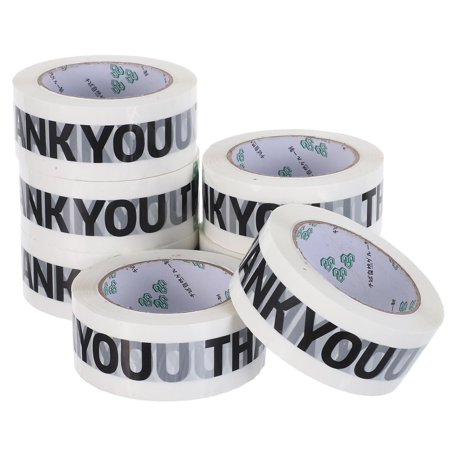 VILLCASE 7 Rollen Hochleistungs Kartonklebeband Rolle für Versand und Verpackung mit Kunststoffmaterial Universell Passend und Einfache Anwendung für Umzugskartons und Dichtungsband