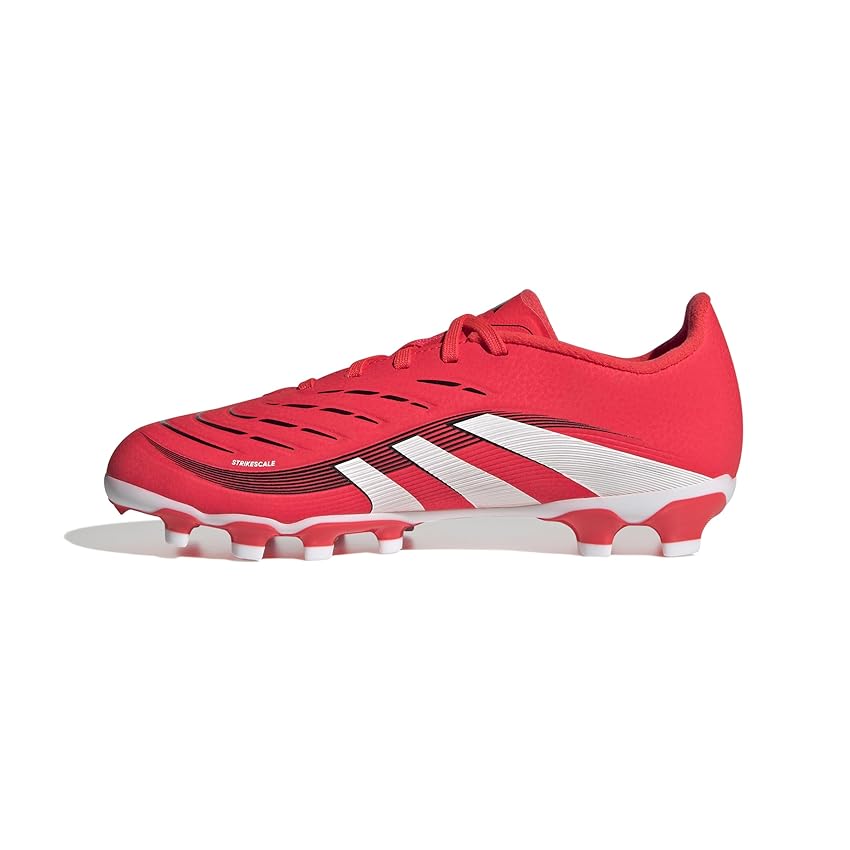 adidas Predator League Multi Ground Football Boots Kids, Scarpe da Calcio, Lucid Red/Ftwr White/Core Black, 38 2/3 EU