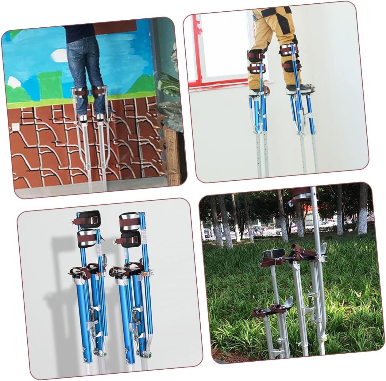 ibasenice Stilt Heel Parts Leg Band for Drywall Painting Stilts Fixing Strap Adjustable Leg Fixation Strap Drywall