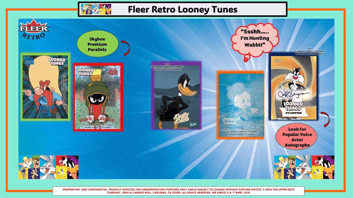 Fleer Retro Looney Tunes 5-Pack Blaster Trading Card Box (Upper Deck 2024)