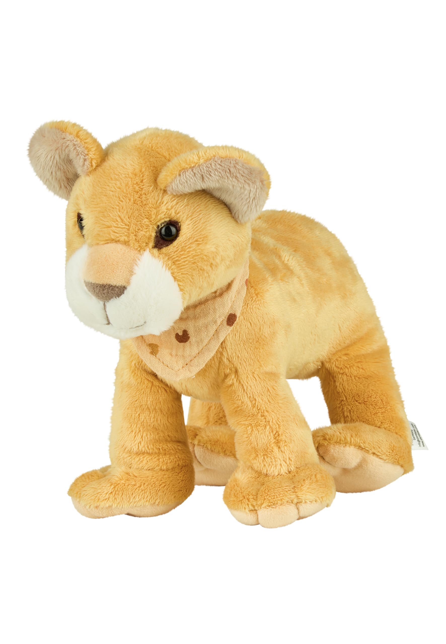 Sterntaler Kuscheltier L Löwe Leo - Plüschtier für Baby und Kinder aus weichem Stoff - Spielzeug gefüllt mit Polyesterwatte - treuer Begleiter zum Entdecken, Kuscheln & Spielen, mattgelb