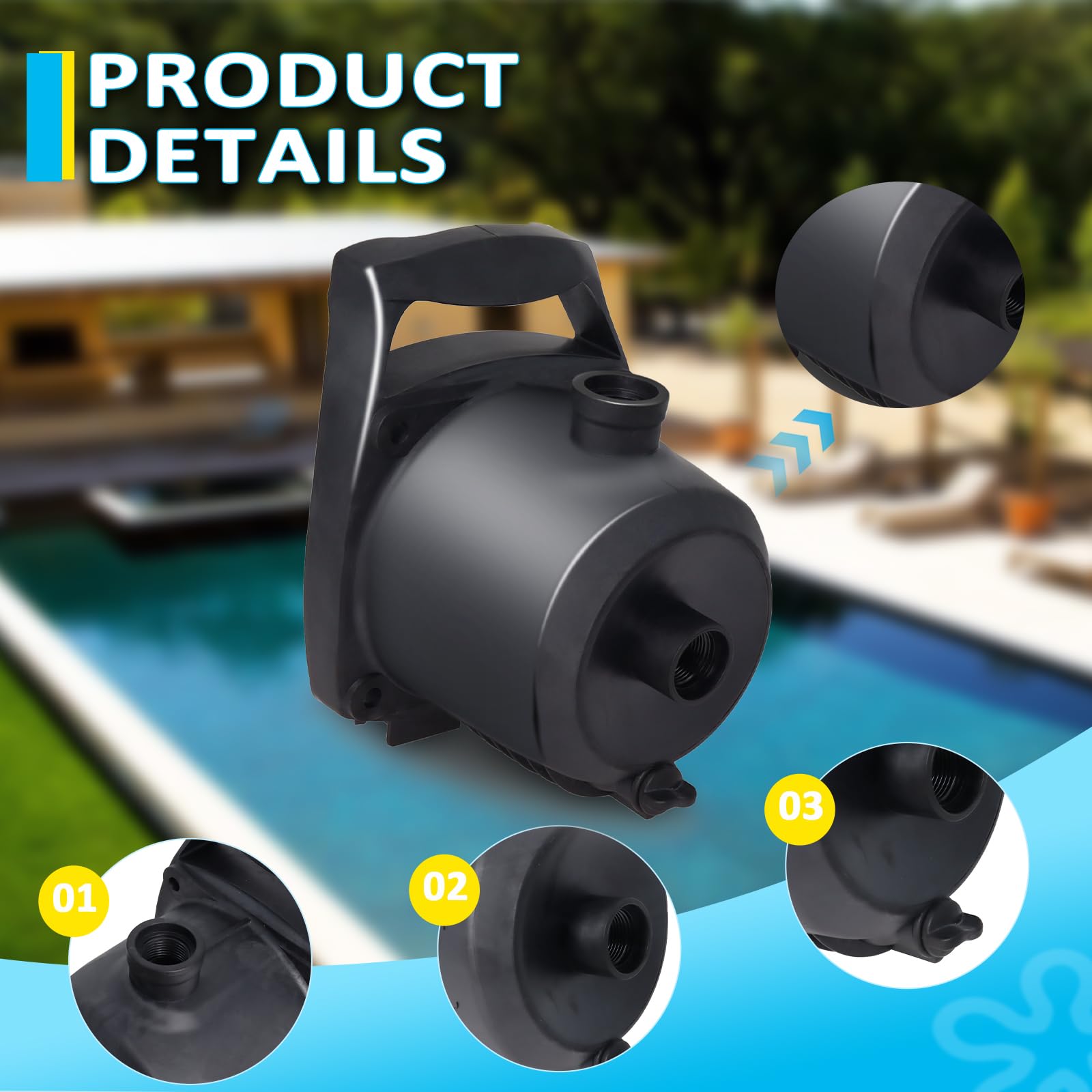 Puri Tech Motor and Seal Replacement Kit for 1.5 hp B2854 Motor and PS-1000 Seal