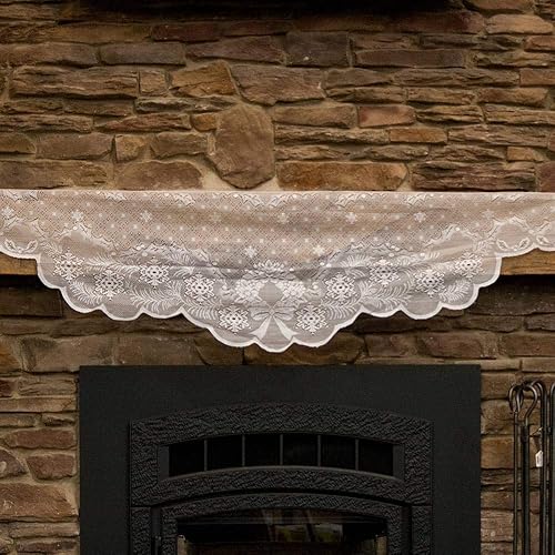 Miniatura 4 de Miles Kimball Bufanda de mantel iluminada, color blanco, talla única