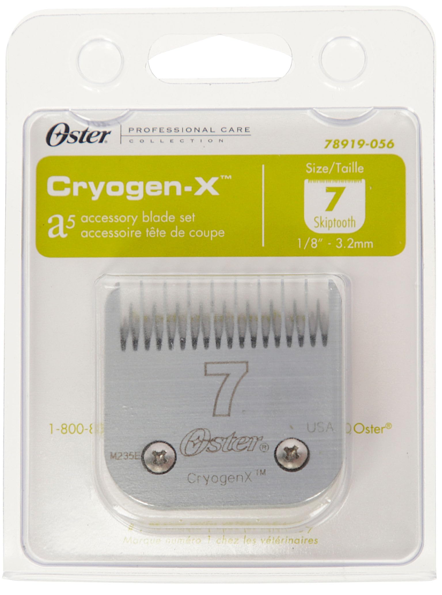 Oster Tête de Coupe avec Skip Tooth pour Chien Nr.7 L 3,2 mm