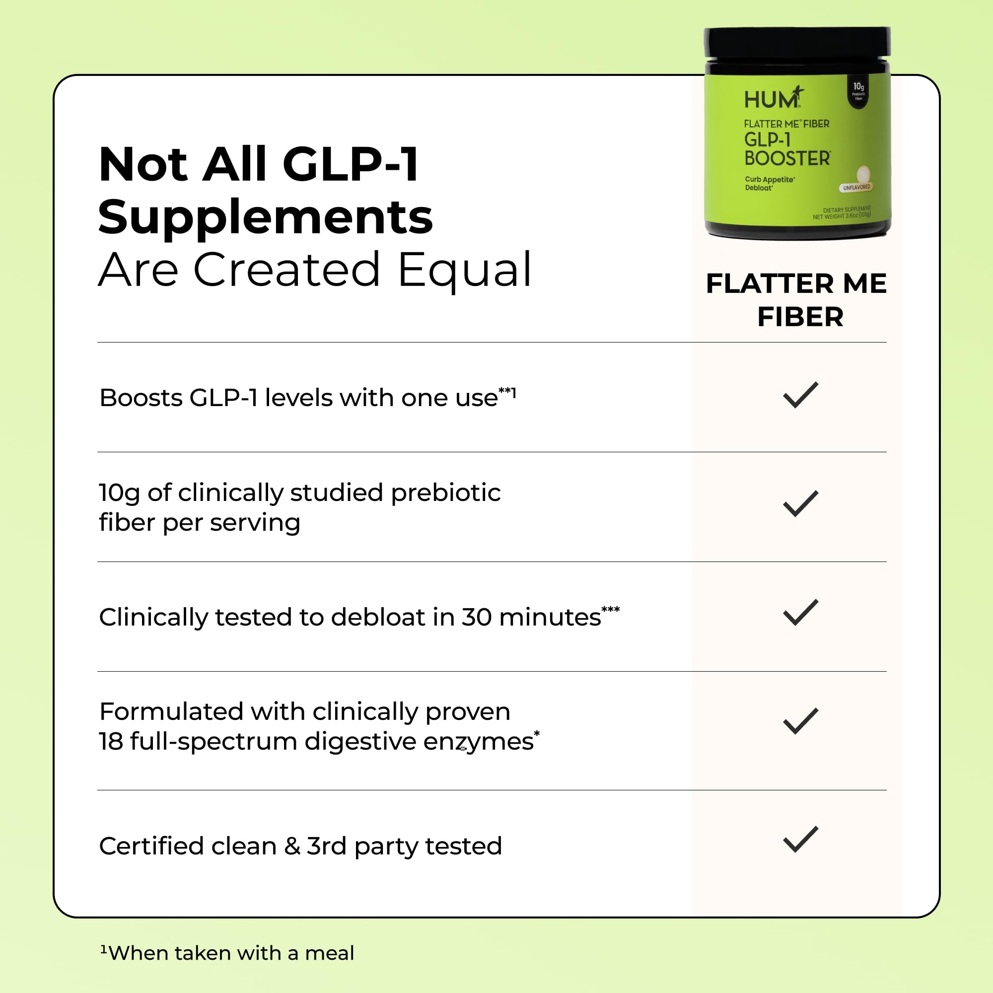 HUM Flatter Me Fiber Powder Drink Mix, Unflavored, 10 Servings — Amazon image 9
