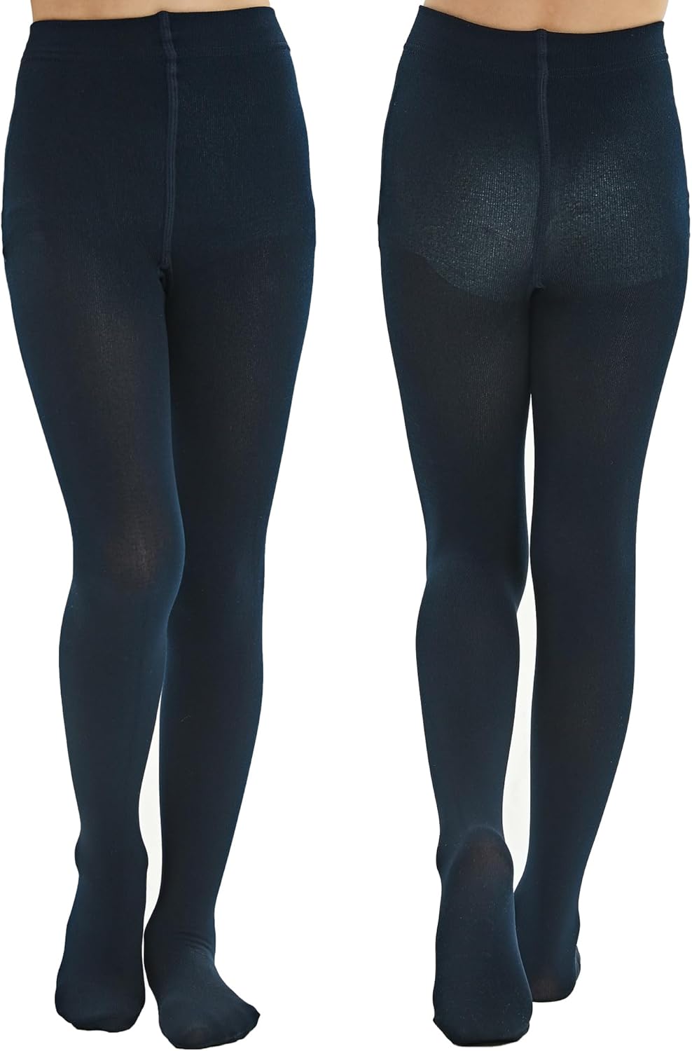 MANZI Girls Fleece Lined Winter Tights 400 Denier Warm Thermal Footed Stockings Thick Opaque Leggings for Toddlers Kids - Image 7