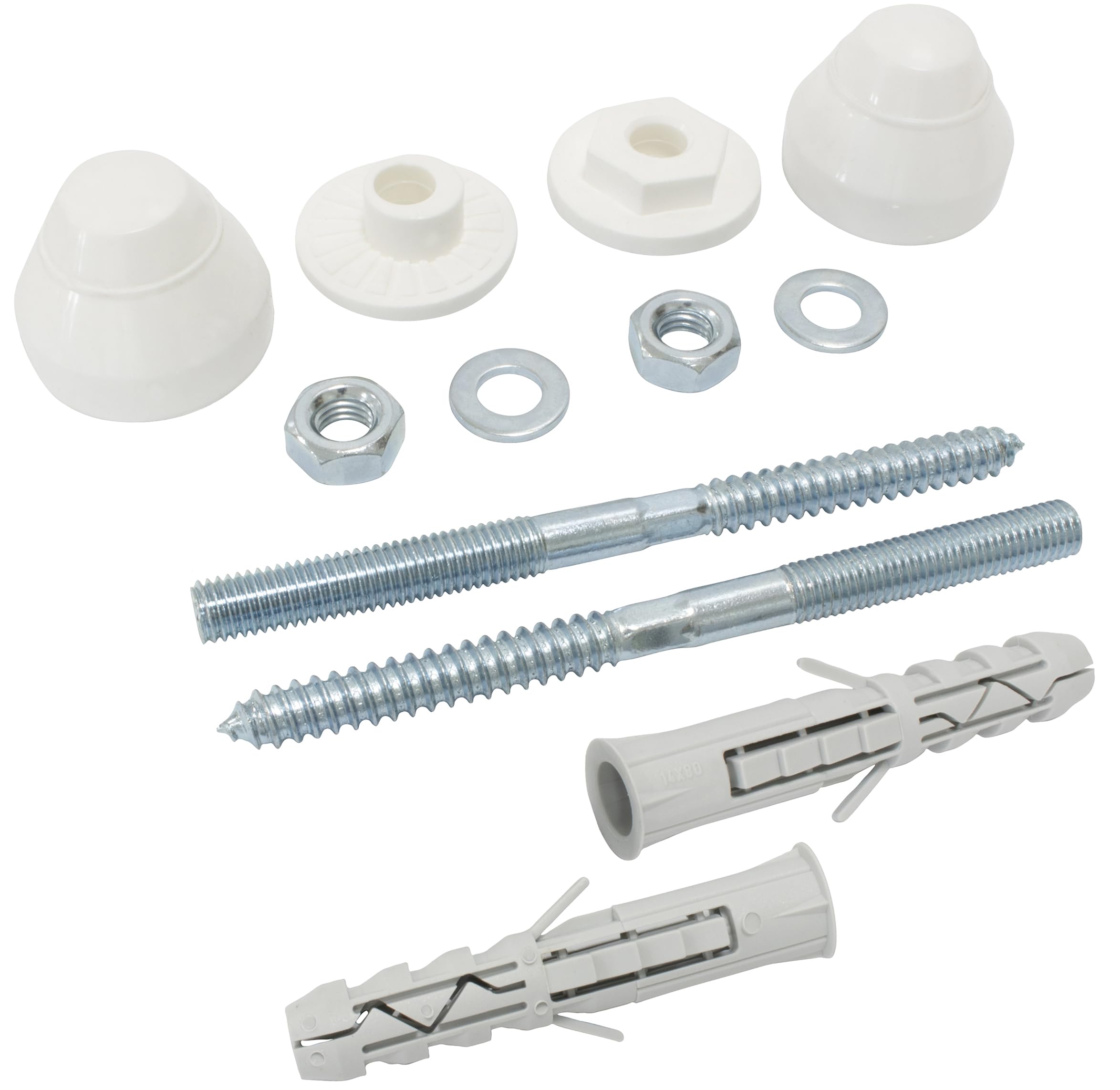 Kit Fissaggio Lavabo Sospeso 10 Pezzi - Viti E Tasselli Per Installazione Professionale - Foto 8