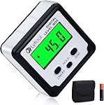 Digital Angle Finder, Lytool Digital Angle Gauge Magnetic,Inclinometer Level,Angle Measuring Tool with Backlight and Magnetic Base, Reading Quickly Stabilizes, for Woodworking, Construction, Machinery