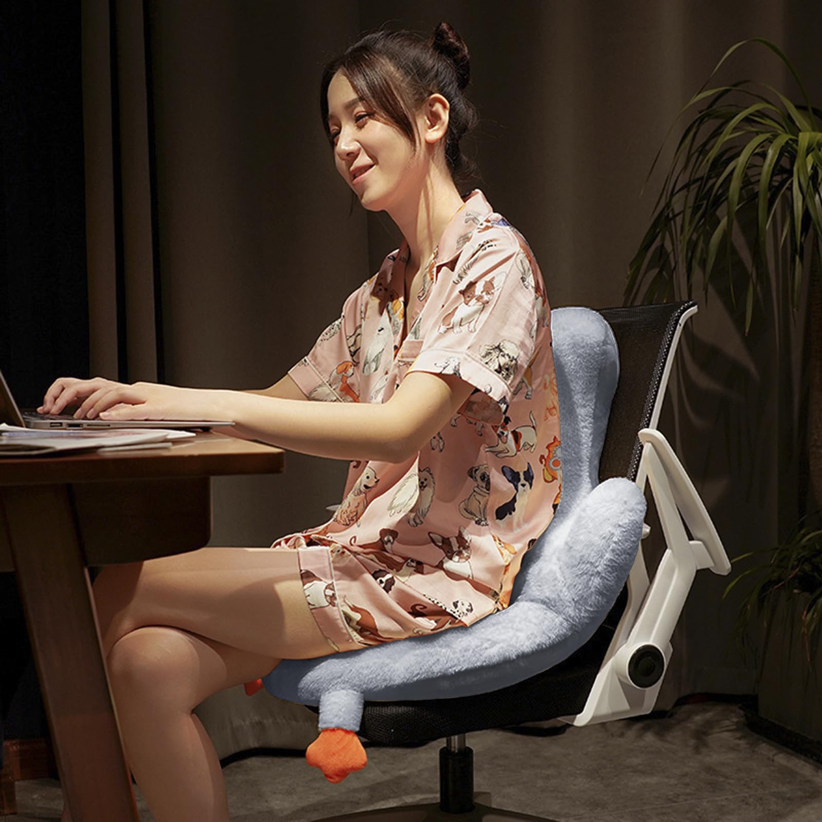 Amazon.co.jp: 椅子 クッション 背もたれ 一体型 チェアクッション