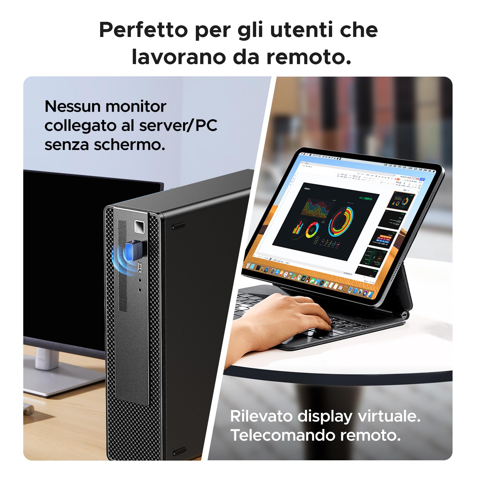 UGREEN Lotto di 4 Connettori HDMI Dummy Plug 4K 60Hz 1080P Headless Ghost EDID Display Emulator HDCP Compatibile con Macbook Pro PC Laptop Monitor Streaming Lavoro a distanza Windows Mac OSX Linux