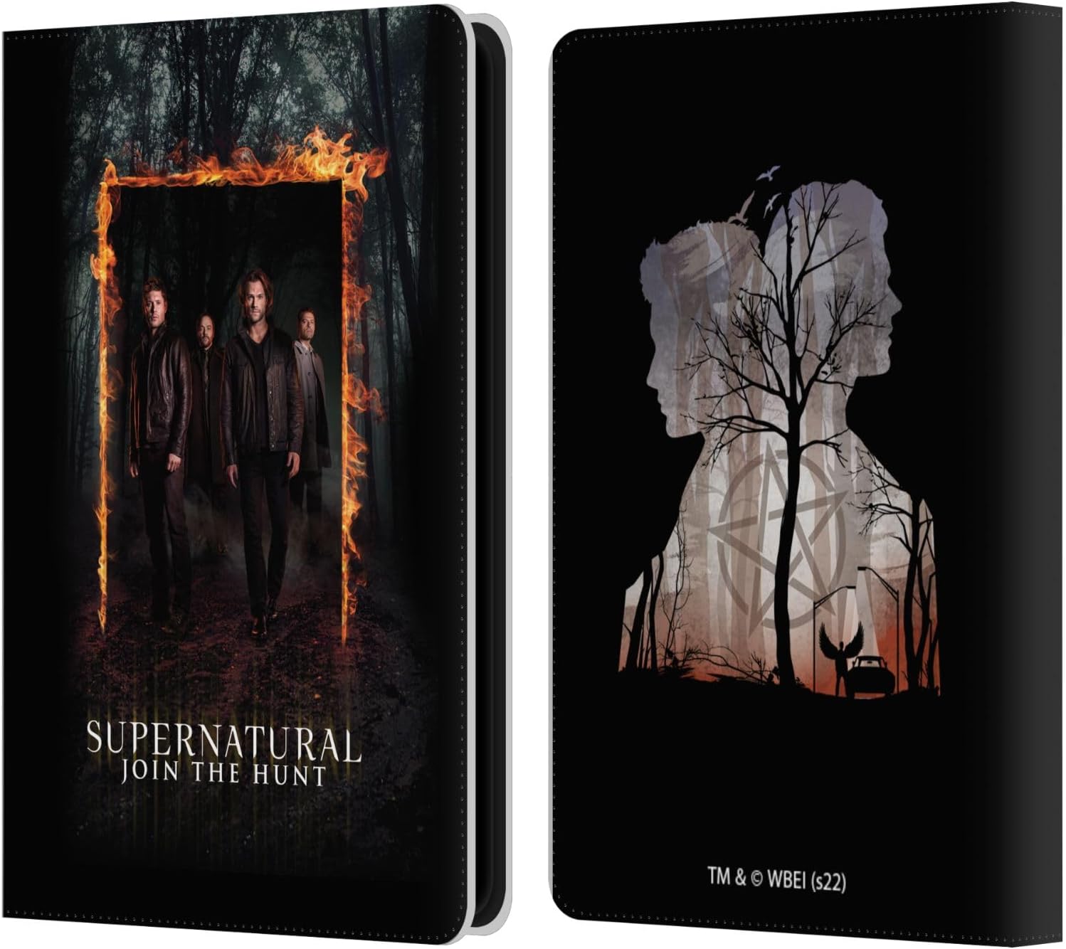 Head Case Designs Officially Licensed Supernatural Season 12 Group Key Art Leather Wallet Case Compatible with Kindle Paperwhite 5 (2021)