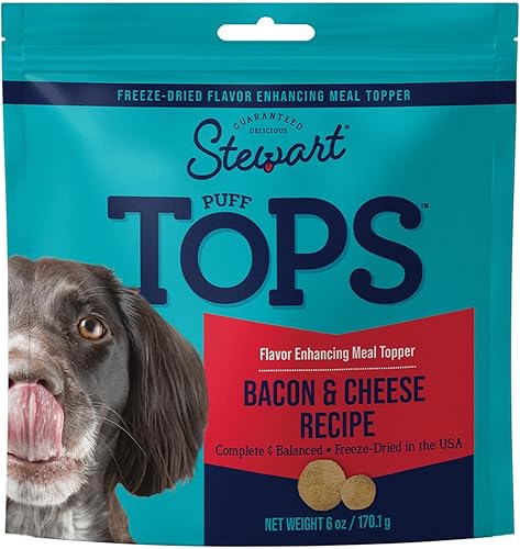 Miniatura 8 de Stewart Alimento para perros liofilizado, fabricado en Estados Unidos con tocino real, saludable, natural, golosinas liofilizadas para perros,