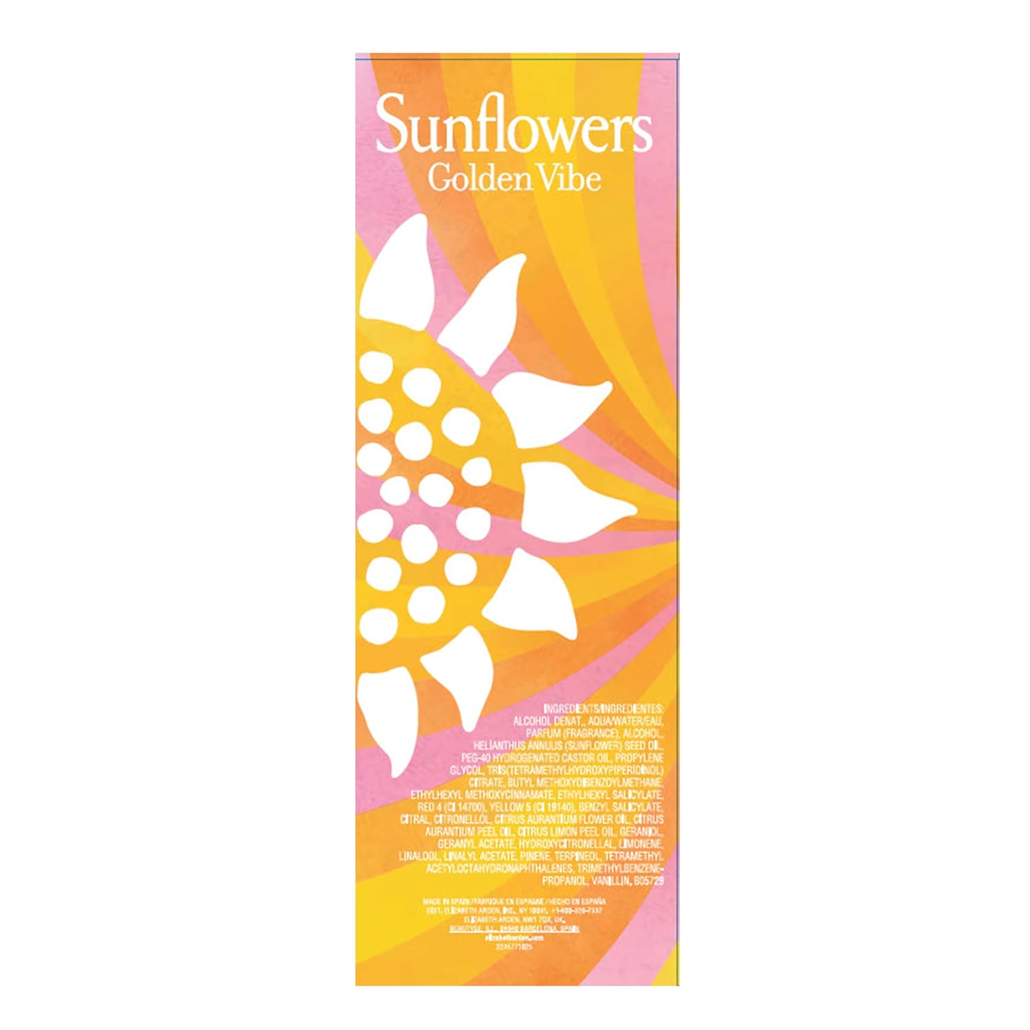 Elizabeth Arden Sunflowers Golden Vibe Women's Perfume, Floral Parfum, Notes of Vanilla, Petit Grain, & Coconut Flower, Eau de Toilette, 3.3 fl oz - Image 8