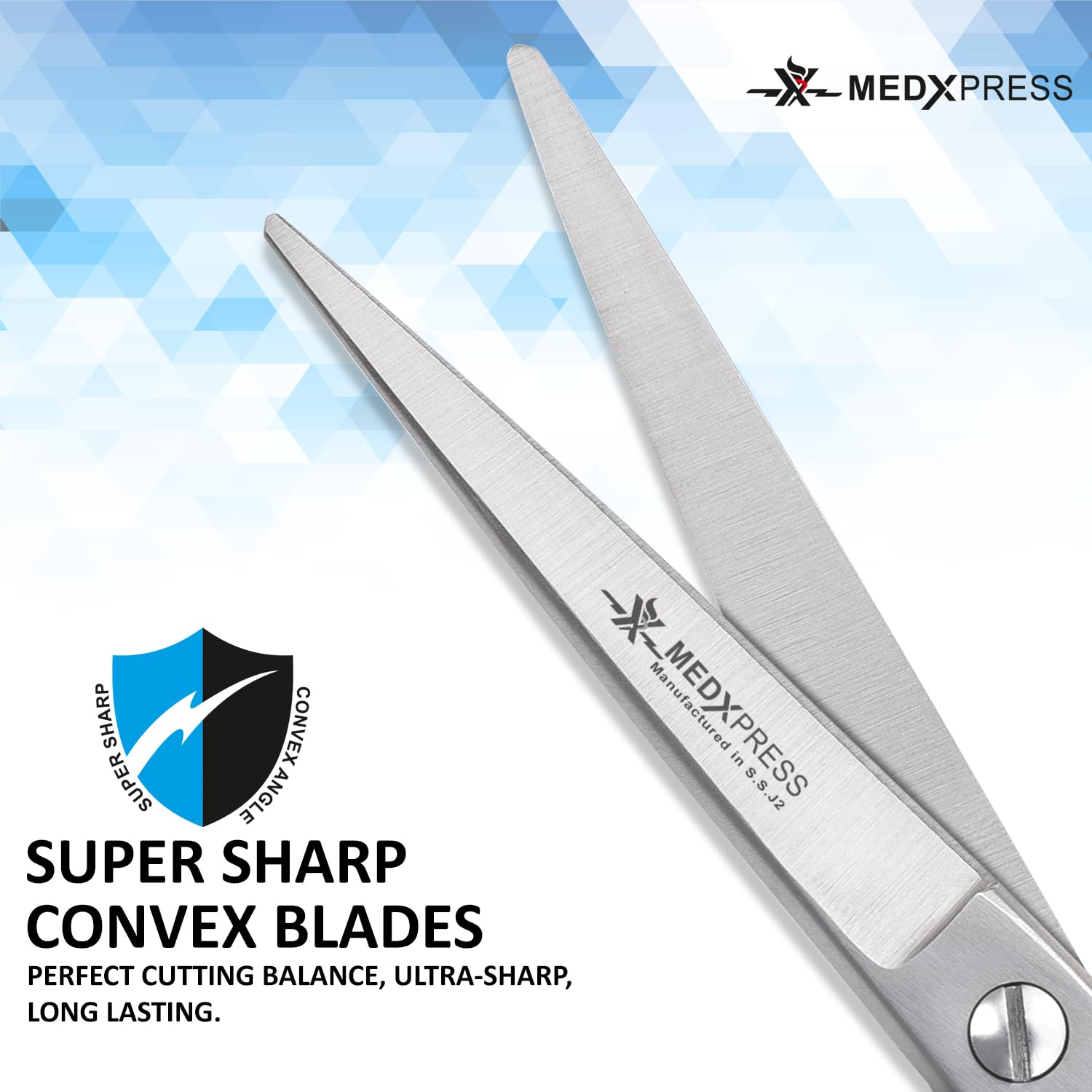 Tijeras de corte de pelo de 5.5 pulgadas, tijeras profesionales para cortar el cabello, tijeras de peluquería japonesas de acero inoxidable para peluquería y hogar, tijeras de corte afilado, ideales 2