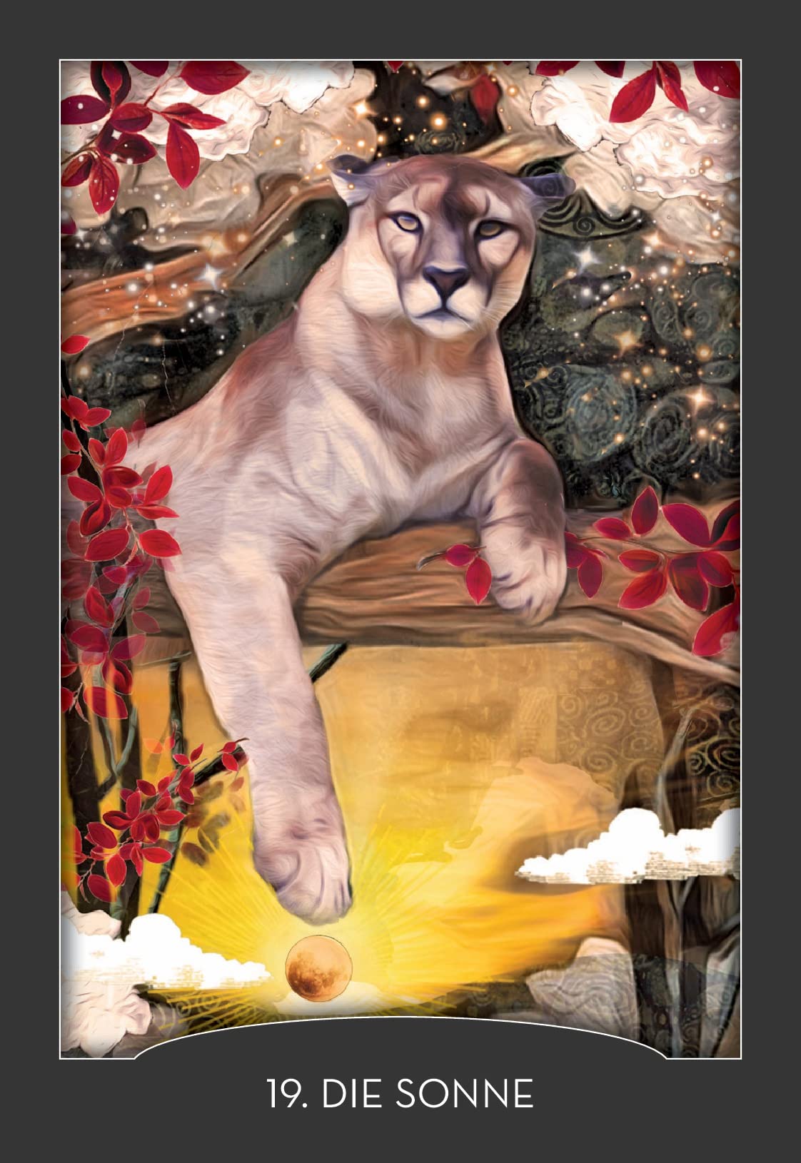 Wächter der Nacht Tarot: 78 Tarotkarten (Krafttiere Tarot, Fledermaus, Elster, Biene...)