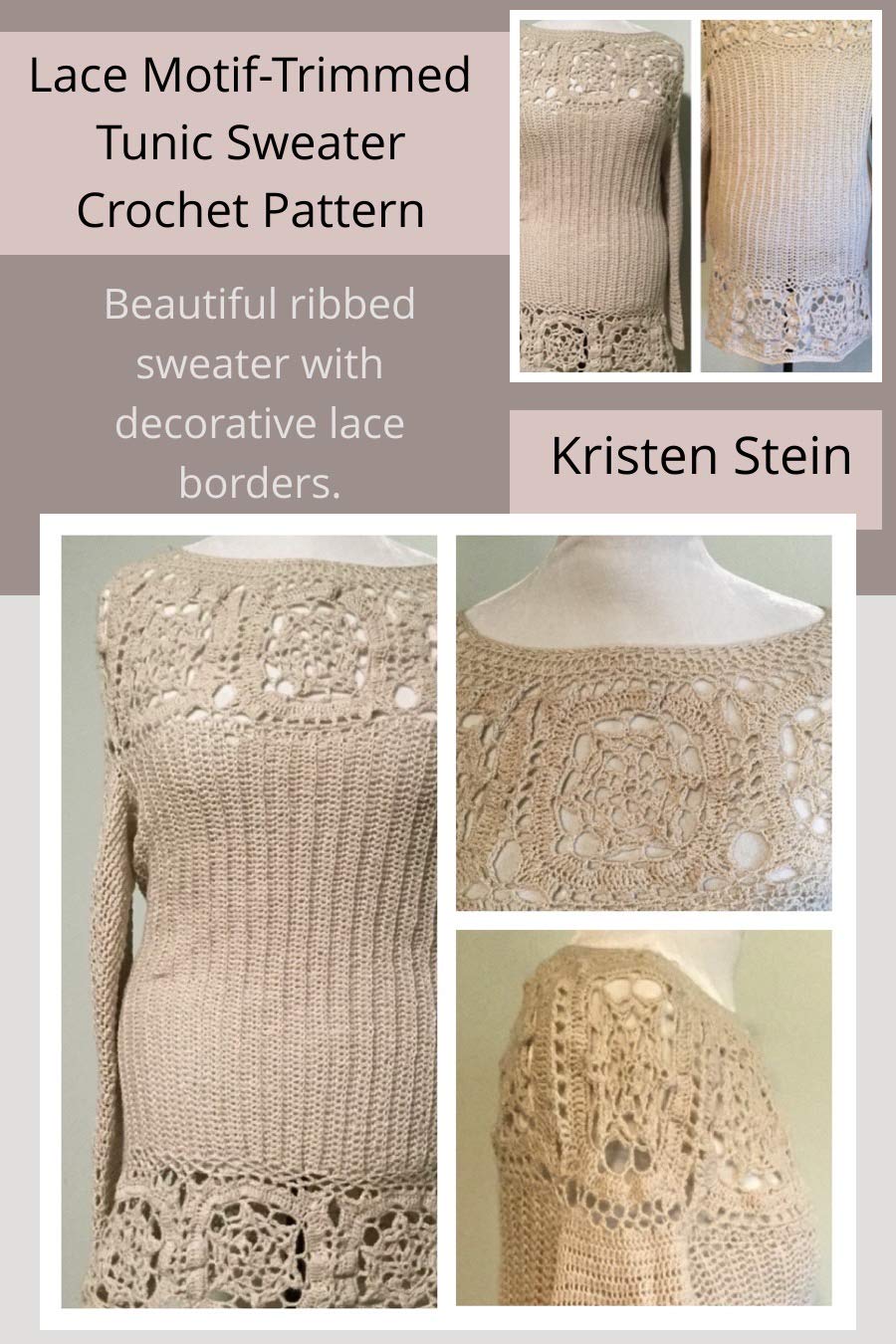 Ribbed sweater pattern