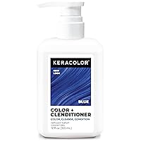 Vista 19 de Keracolor Color + Clenditioner 3-in-1 Color-Depositing Conditioner, Gently Cleanses & Conditions, Semi-Permanent Hair Color, 23 Shades, 12 Fl Oz