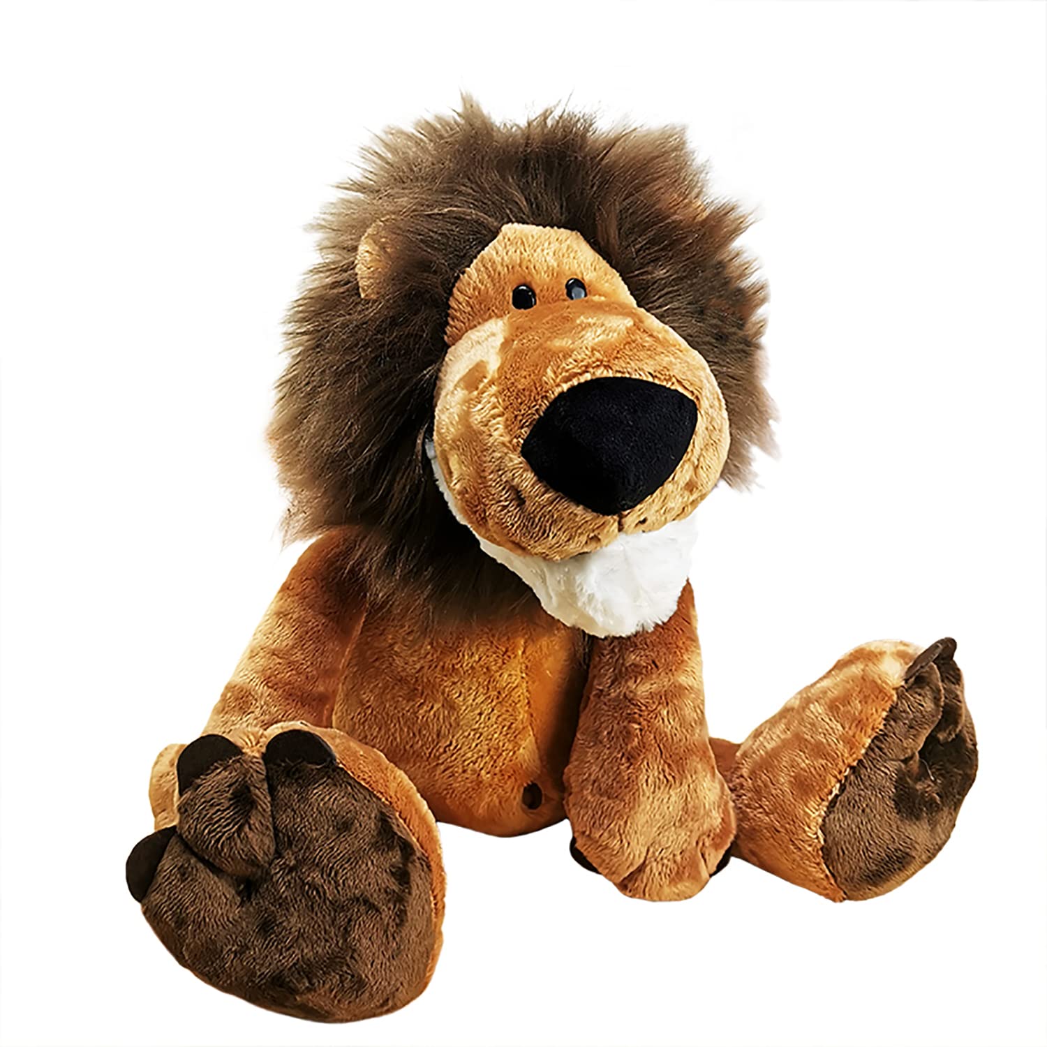 20'' Big Lion Stuffed Animal,Cute Safari Kawaii Stuffed Animals,Stuffed Animal Zoo,Themed Cuddle Doll for Children,Ugly But Cute Stuffed Lion