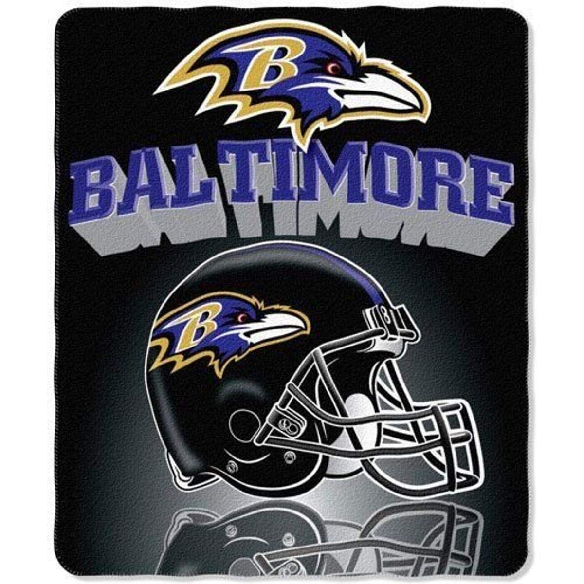 The Northwest Company NFL Baltimore Ravens Gridiron Fleece Throw, Purple,  50 x 60 : Amazon.co.uk: Sports u0026 Outdoors