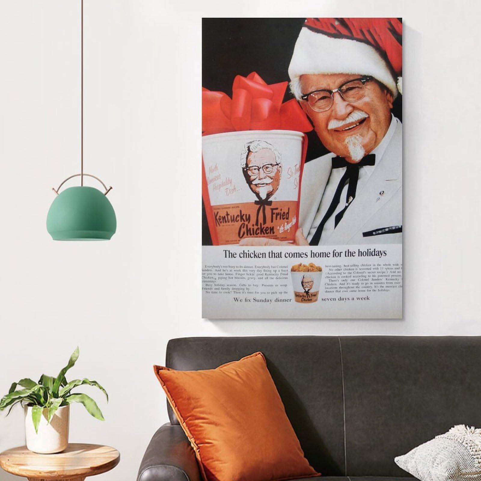 KFC ケンタッキー　カーネルサンダース　肖像画　インテリア　絵 KFC ケンタッキー カーネルサンダース 肖像画 インテリア 絵