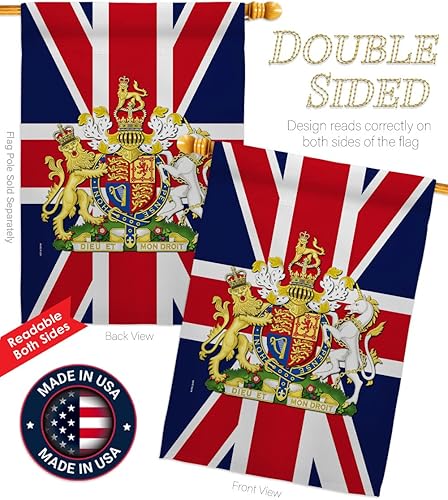 Miniatura 3 de Escudo de armas Bandera de la casa del Reino Unido, dulce vida, simpatía, recuerdo, conmemorativo, duelo, amor, apoyo, emoción, posible, bandera,