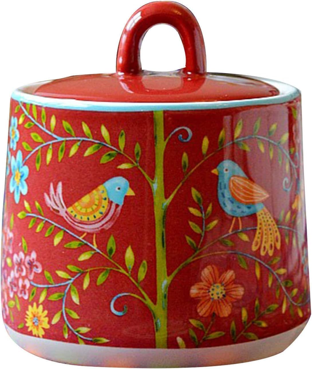 Ceramic Sugar Bowl, Creamer Jug Sugar Jar, Coffee Serving Set, Cream Pitcher -Sugar Bowl (Color : Sugar Bowl) (Color : Sugar Bowl)(Sugar Bowl)