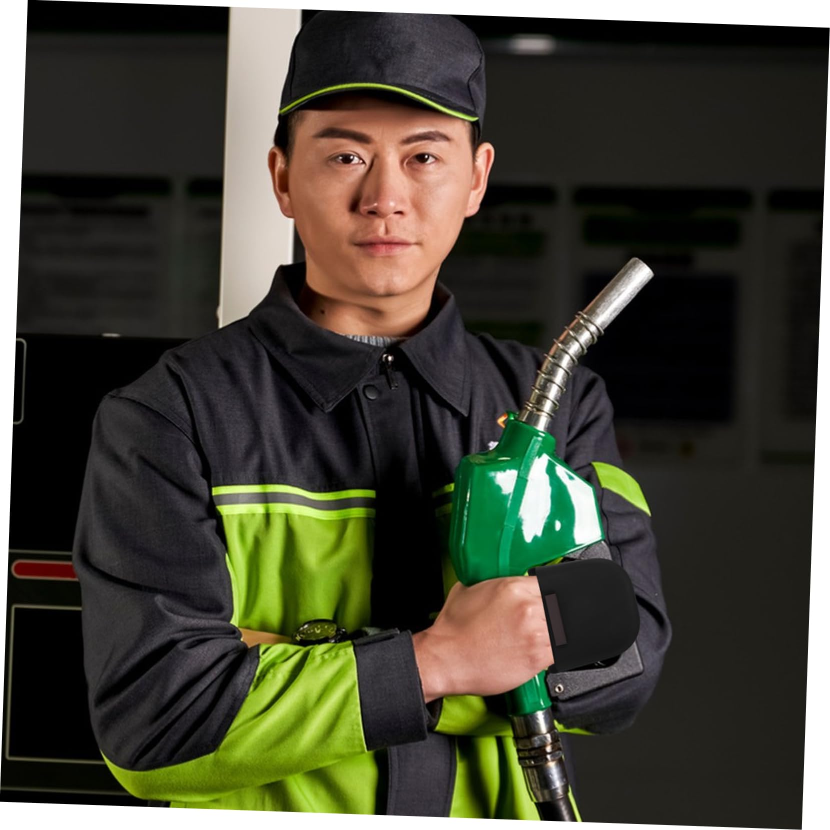 Guanto In Silicone Per Pompa Di Benzina Con Magnete, Lavabile E Riutilizzabile, Protegge Le Mani Da Sporco E Germi (confezione Da 1)