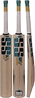 SS YUVI 20/20 Kashmir Willow Cricket Bat for Adults - Full Size Short Handle, Thick Edges, Full Protection Cover
