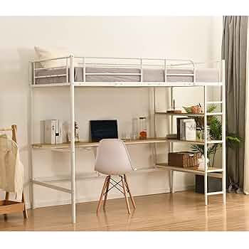 シングルベッド　ホワイトデスク 収納付き　子供 シングルベッド ホワイトデスク 収納付き 子供