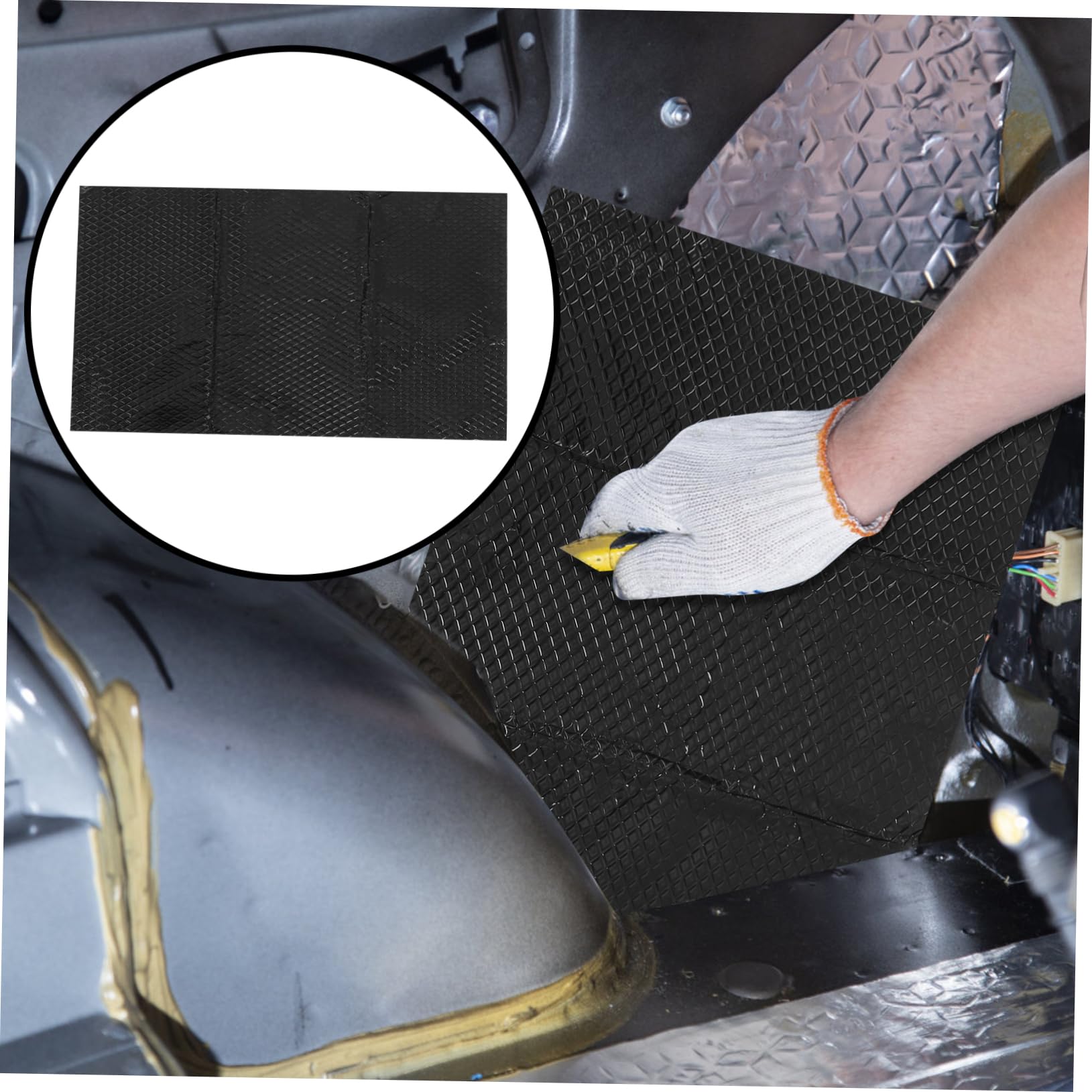 Insonorizzante Per Auto Antivibrazione Isolante e Fonoassorbente Facile Installare Assorbe Rumori Per Silenzioso e