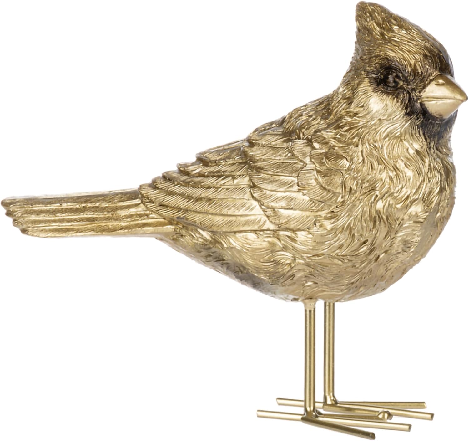 Ganz ER73229 Golden Cardinal Bird 5.75 x 5.5 Inches Resin
