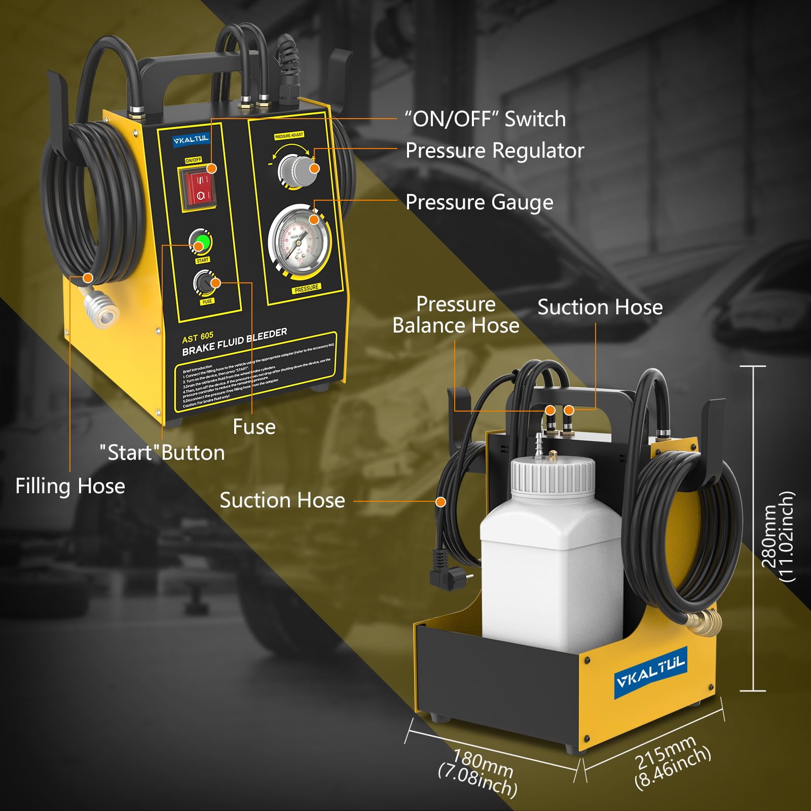 Echtools Ventola Sfiato Freni Dispositivo Di Sfiato Freni Set - Foto 4