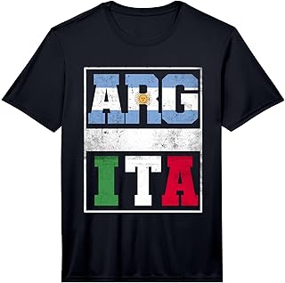 Argentina and Italy Mix Heritage Argentinian Italian Roots Performance T-Shirt