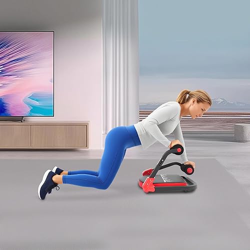 Miniatura 3 de Máquina de abdominales para gimnasio en casa, equipo de entrenamiento abdominal con 3 resistencias ajustables, entrenador de abdominales para