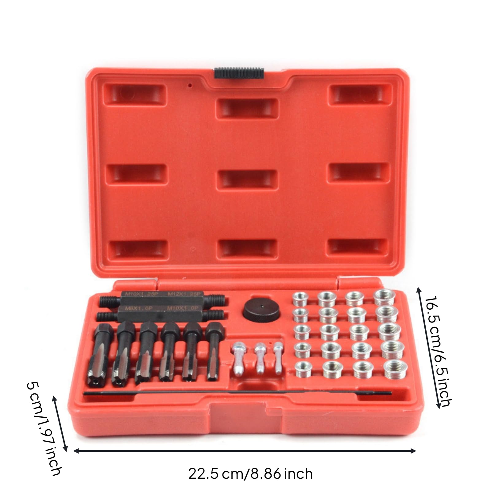 33 Piezas Kit Reparación Bujía Incanscencia Organizado Kit Reparación Bujías Térmicas Práctico