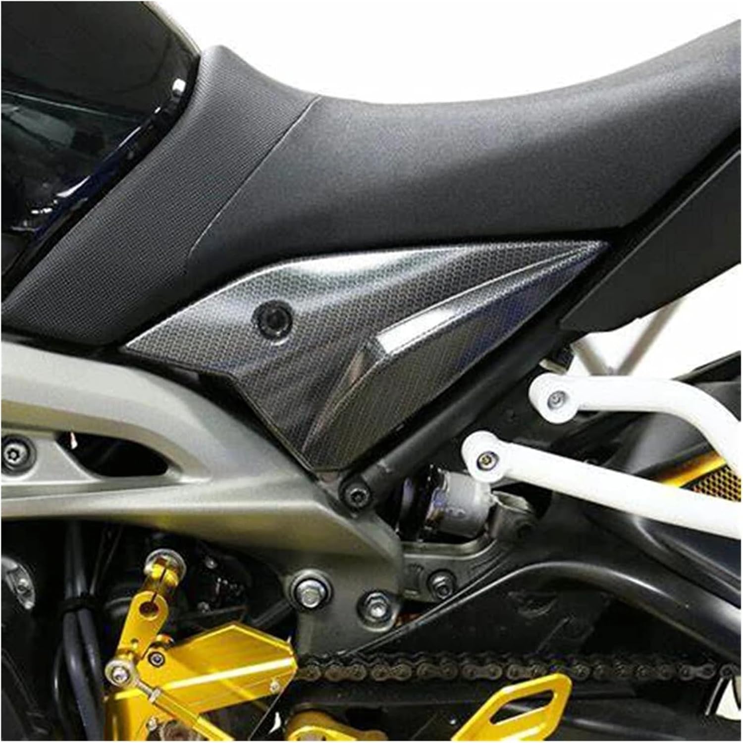 ヤマハ MT-09 FZ09 2014-2020 カーボンファイバーサイドパネルフェア 