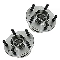 Vista 109 de TRQ Juego de 2 rodamientos de rueda trasera y conjunto de cubo con sensor ABS compatible con Ford Transit Connect 2014-2018