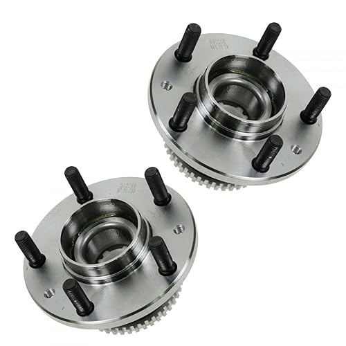 Vista 109 de TRQ Juego de 2 rodamientos de rueda trasera y conjunto de cubo con sensor ABS compatible con Ford Transit Connect 2014-2018