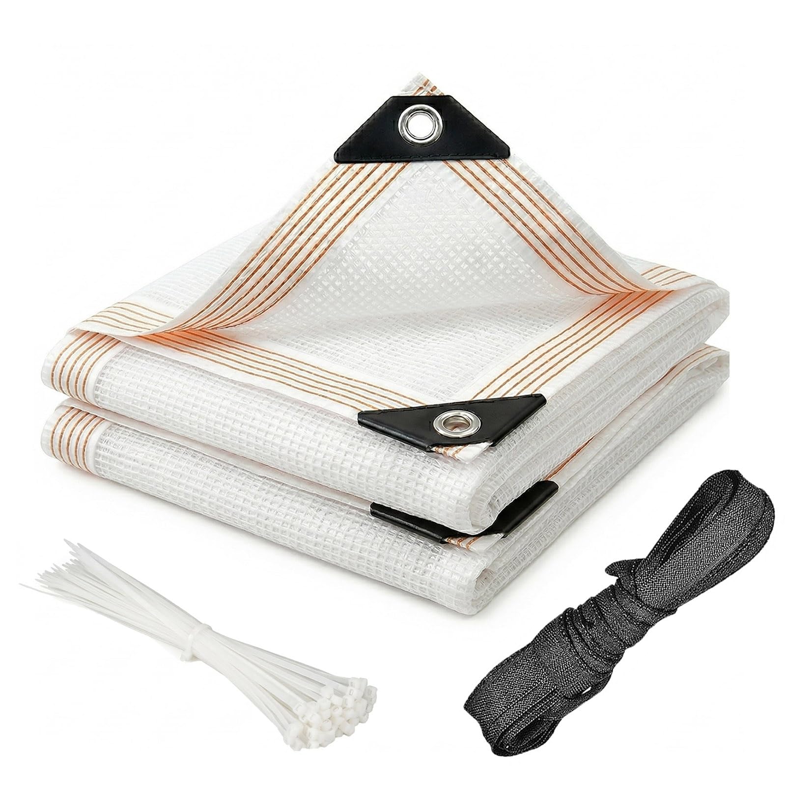 Bâche en tissu respirant pour jardin 2x5m housse protection solaire