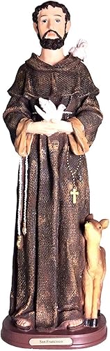 Alliance 21 Inch San Francisco de Asís Estatua San Francisco de Asis Isis